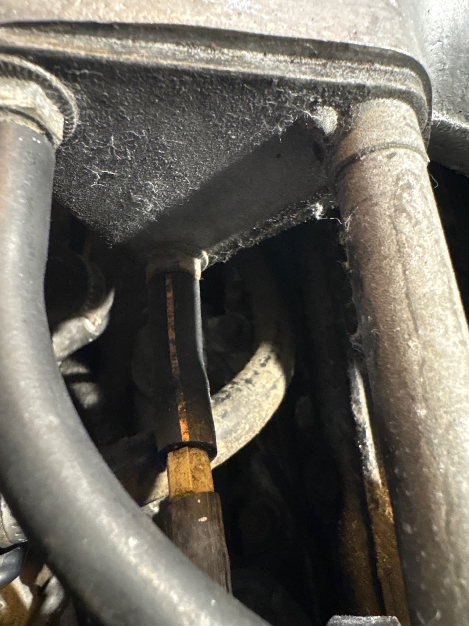 Vacuum hoses needed attention