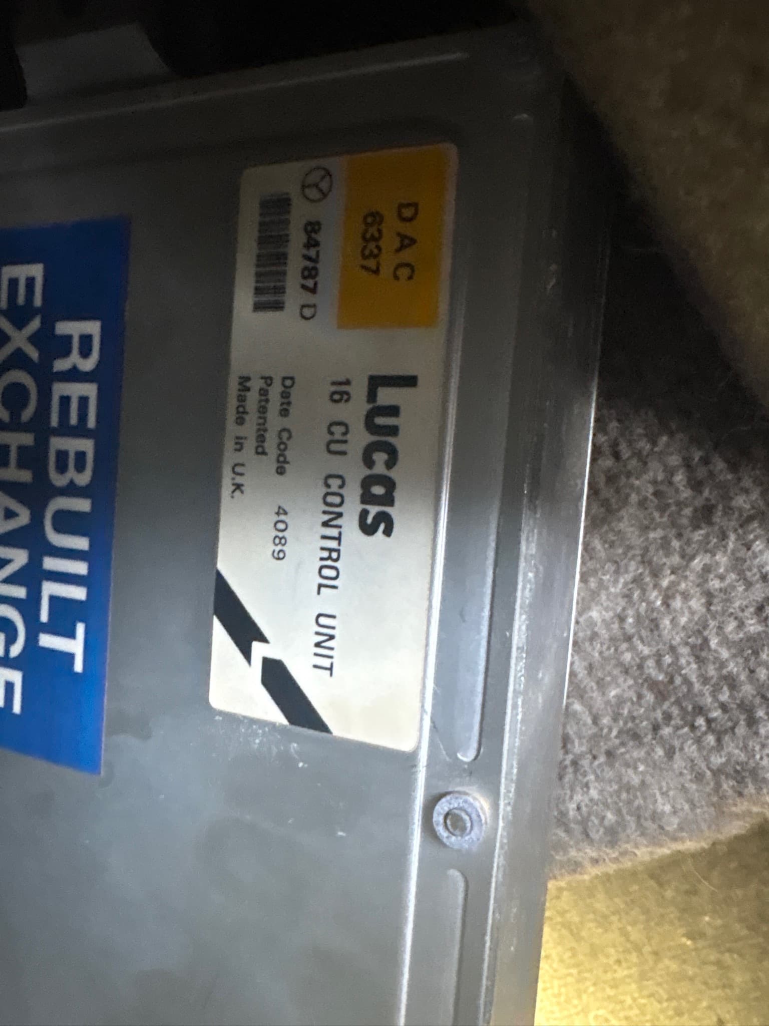 We knew it was only firing on 6 - so started checking out the ECU