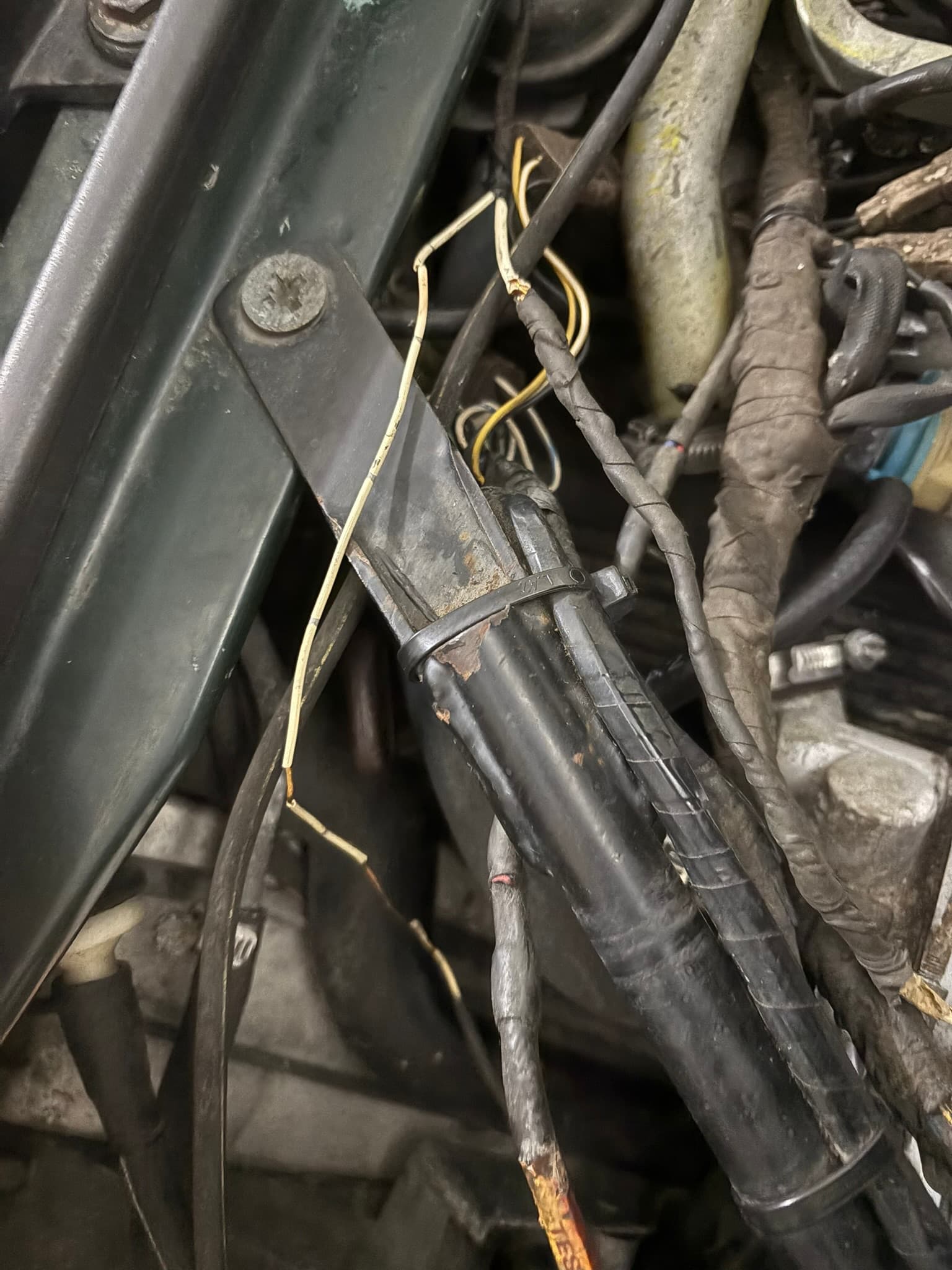 Example of the wiring we inherited