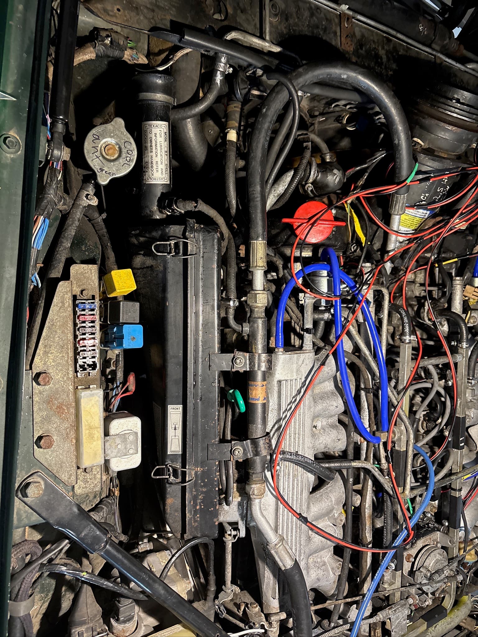 Discovered 6 Injectors get power when ignition is ON and 6 get power when ignition is off. Easy fix - but who wired this Jag?