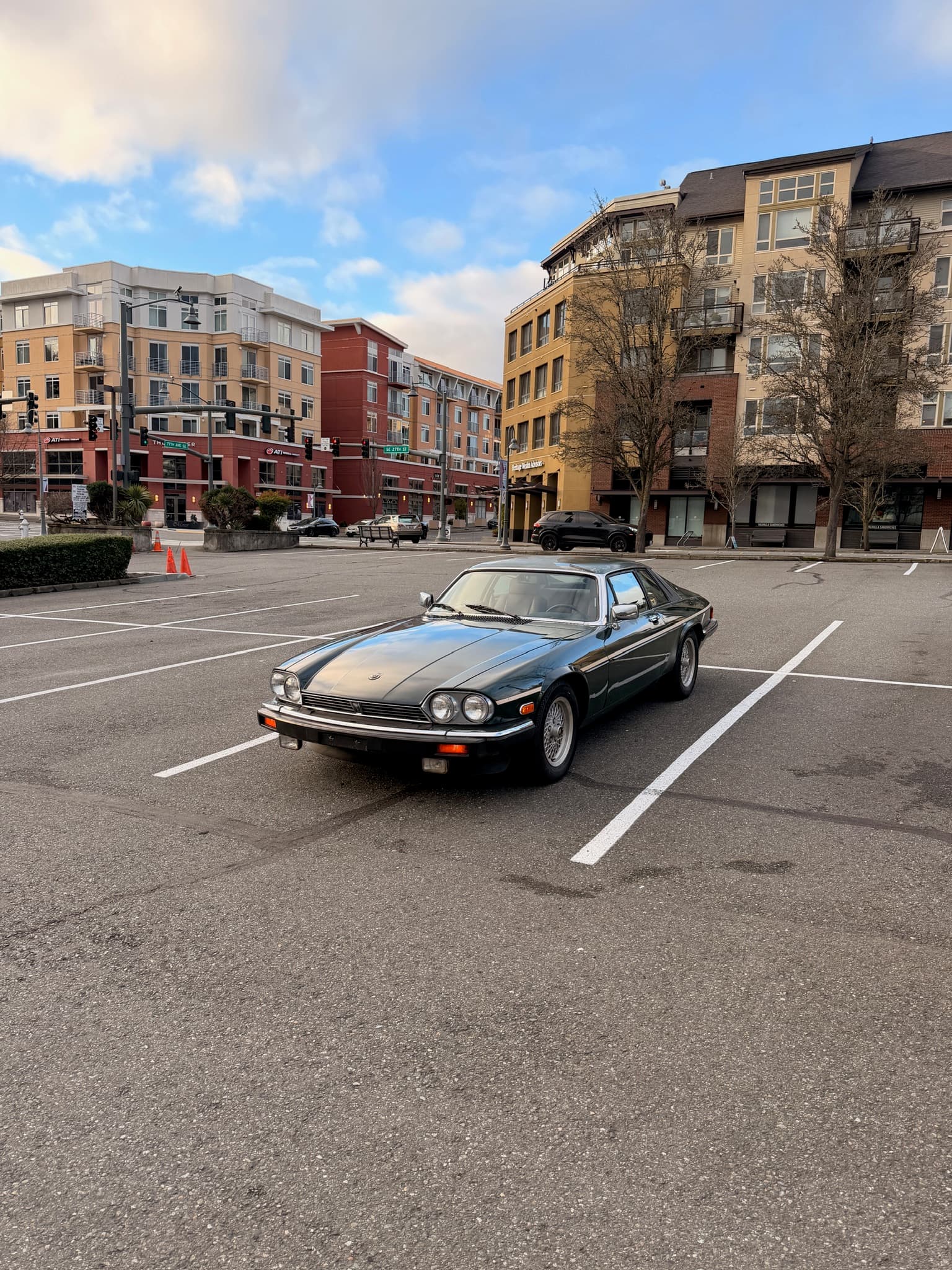 Driving! 12 Cylinders and Brakes.